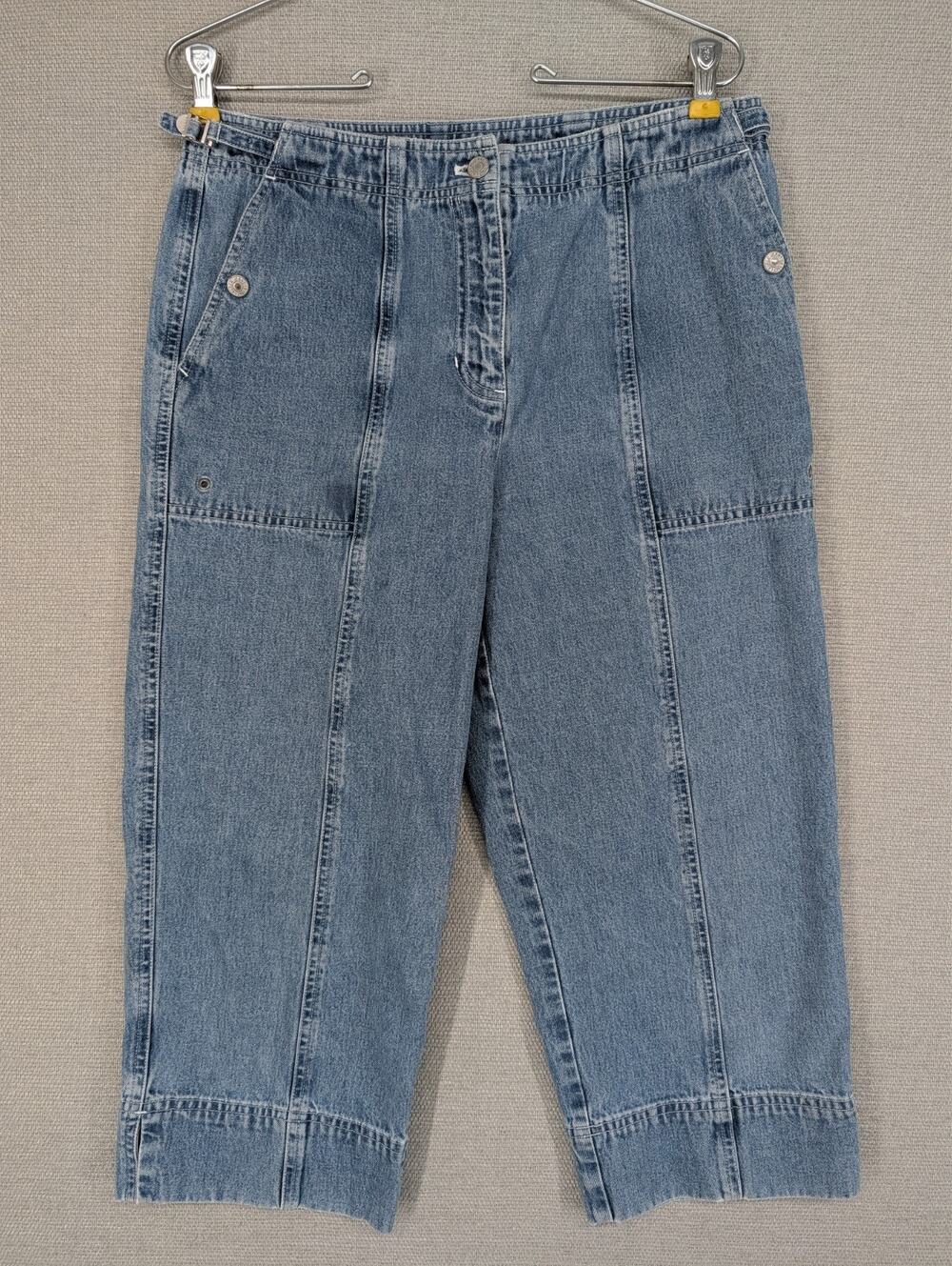 Lauren Jeans Co Cropped Blue Jeans 10P Ralph Lauren Petite -0826i03